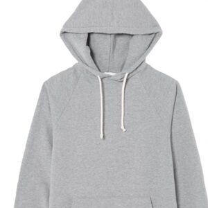 Re/Done Men's Light Gray Crewneck Hoodie